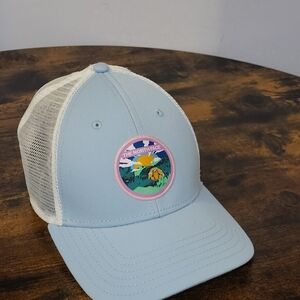 The North Face Kids Light Blue Mesh Trucker Hat